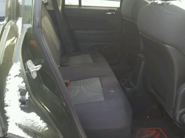 1J4FF47B49D186794 - 2009 JEEP COMPASS SP GREEN photo 6