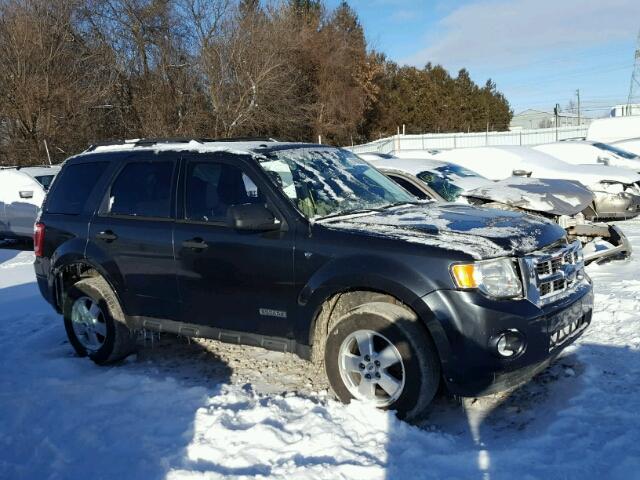 1FMCU93148KA31600 - 2008 FORD ESCAPE XLT BLACK photo 1