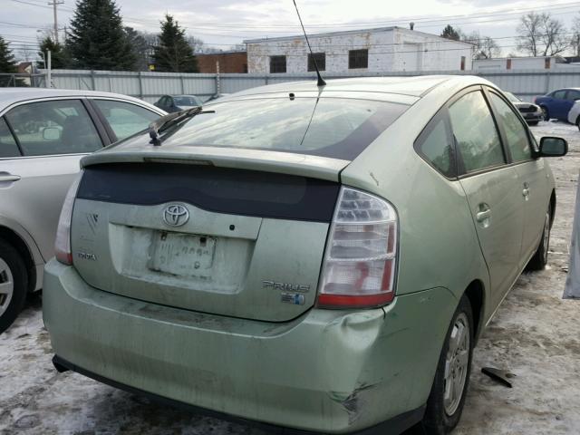 JTDKB20U977647533 - 2007 TOYOTA PRIUS GREEN photo 4