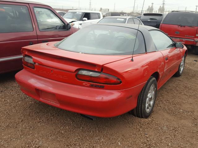 2G1FP22P2R2155410 - 1994 CHEVROLET CAMARO Z28 RED photo 4