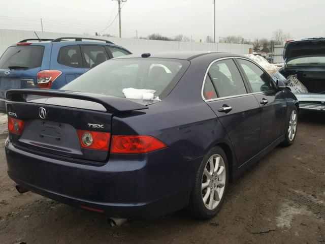 JH4CL95848C005704 - 2008 ACURA TSX BLUE photo 4
