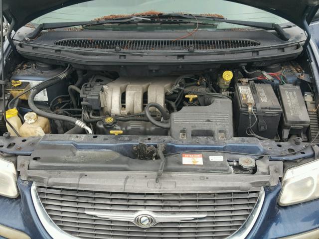 1C4GP54G4YB649704 - 2000 CHRYSLER TOWN & COU BLUE photo 7