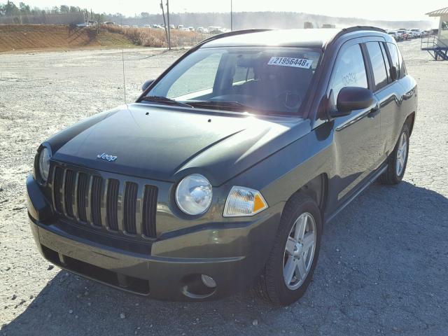 1J8FT47W67D145655 - 2007 JEEP COMPASS GREEN photo 2