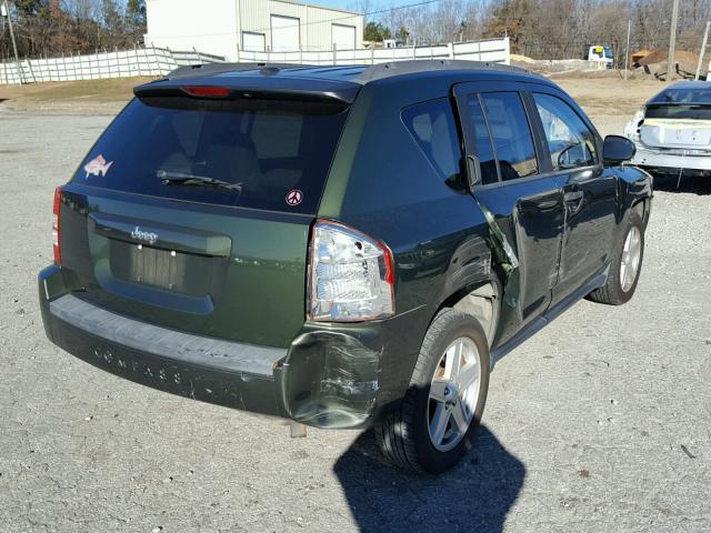 1J8FT47W67D145655 - 2007 JEEP COMPASS GREEN photo 4