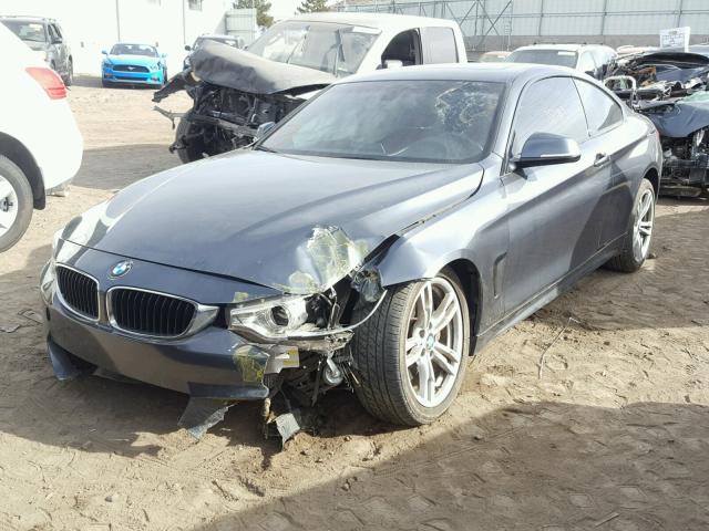 WBA3R5C59EF784865 - 2014 BMW 435 XI CHARCOAL photo 2
