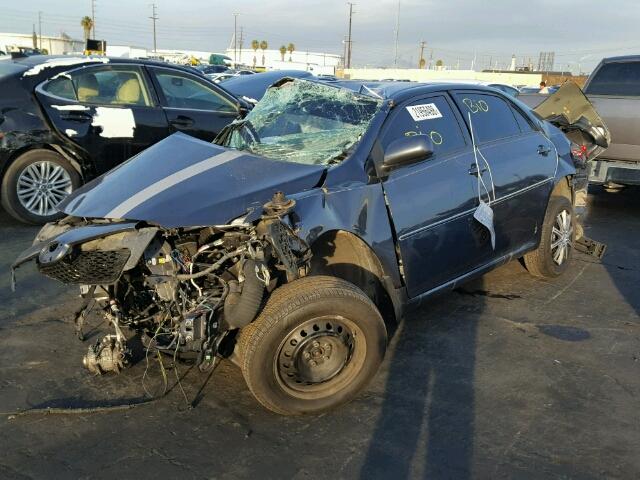 1NXBU40E69Z030878 - 2009 TOYOTA COROLLA BA GRAY photo 2