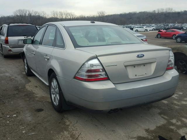 1FAHP23W59G117299 - 2009 FORD TAURUS SE SILVER photo 3