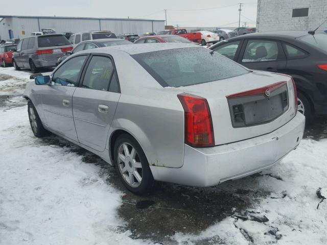 1G6DM577840148749 - 2004 CADILLAC CTS SILVER photo 3