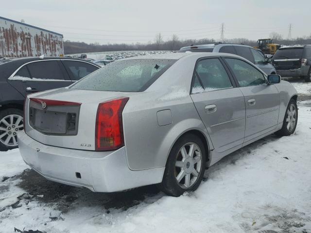 1G6DM577840148749 - 2004 CADILLAC CTS SILVER photo 4