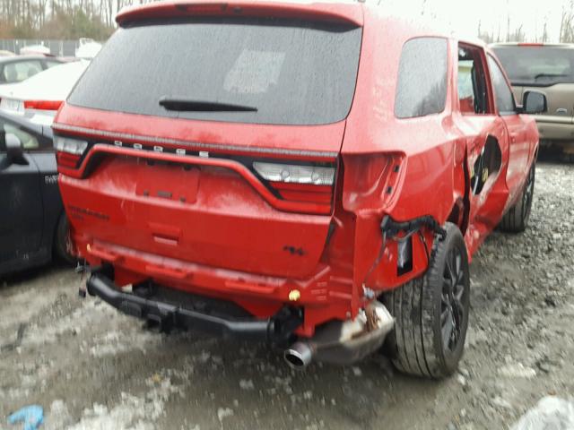 1C4SDJCT7GC475467 - 2016 DODGE DURANGO R/ RED photo 4