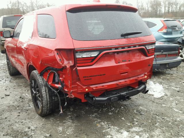 1C4SDJCT7GC475467 - 2016 DODGE DURANGO R/ RED photo 9