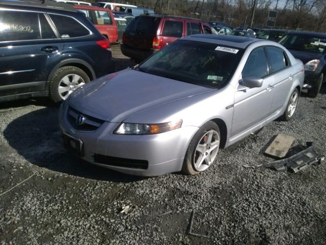 19UUA66275A001224 - 2005 ACURA TL SILVER photo 2