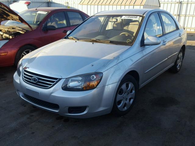 KNAFE221795646548 - 2009 KIA SPECTRA EX SILVER photo 2