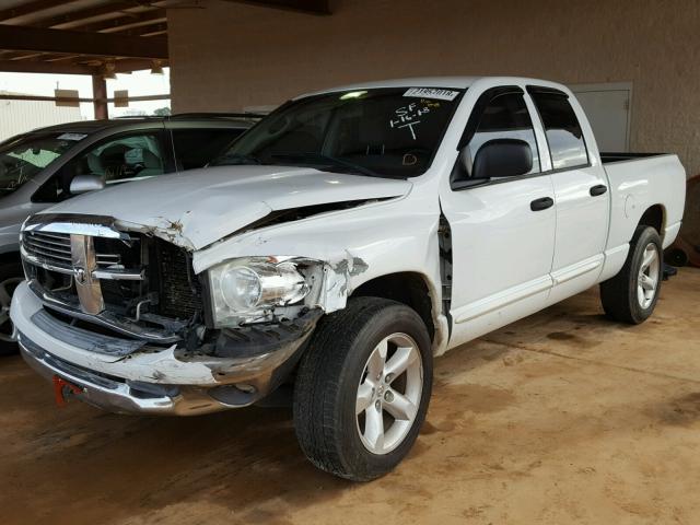 1D7HA18N16S597412 - 2006 DODGE RAM 1500 S WHITE photo 2