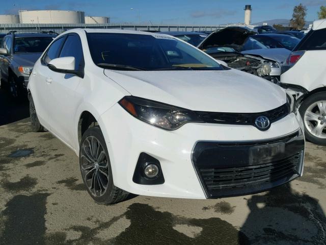 5YFBURHEXEP073441 - 2014 TOYOTA COROLLA L WHITE photo 1