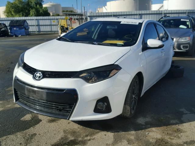 5YFBURHEXEP073441 - 2014 TOYOTA COROLLA L WHITE photo 2