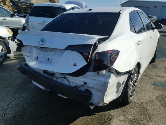 5YFBURHEXEP073441 - 2014 TOYOTA COROLLA L WHITE photo 4