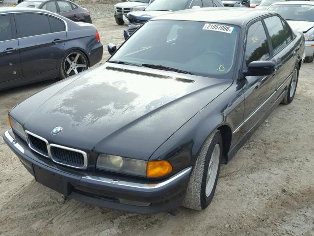 WBAGJ8324WDM15621 - 1998 BMW 740 IL BLACK photo 2