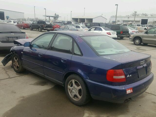 WAUDC68D51A135714 - 2001 AUDI A4 1.8T QU PURPLE photo 3