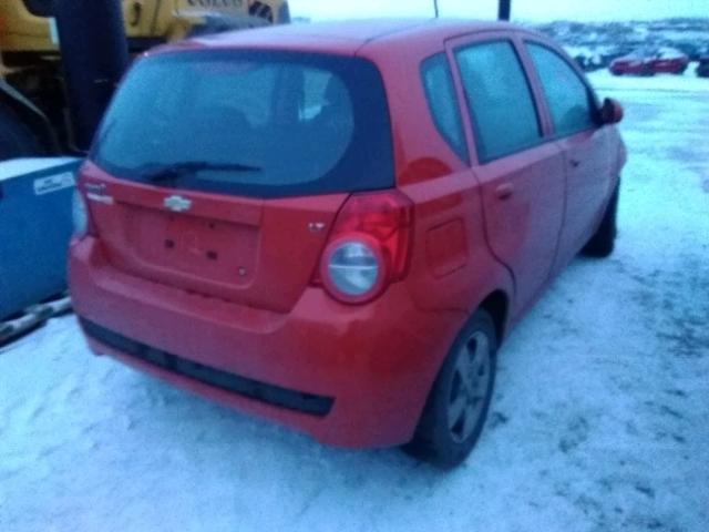 3G1TX65E79L131502 - 2009 CHEVROLET AVEO LT ORANGE photo 4