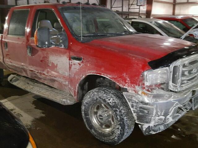 1FTNW21PX4EC75802 - 2004 FORD F250 SUPER RED photo 9