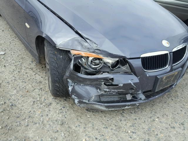 WBAVB13596PT17379 - 2006 BMW 325 I GRAY photo 9