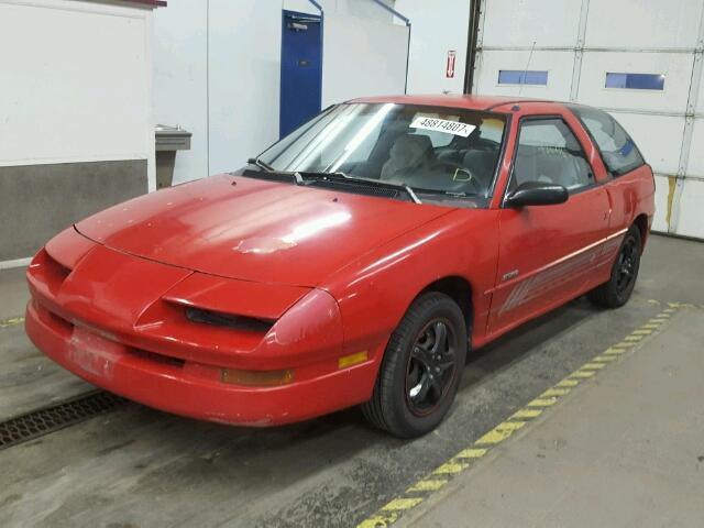 J81RF4368M7538239 - 1991 GEO STORM RED photo 2