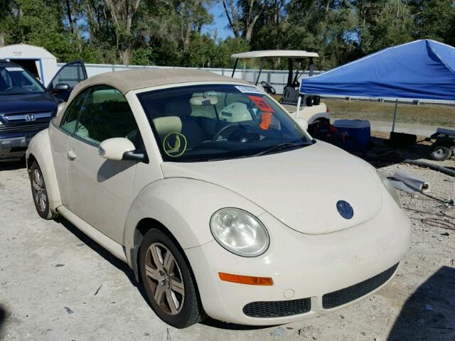 3VWPF31Y46M333162 - 2006 VOLKSWAGEN NEW BEETLE 奶油色 照片 1