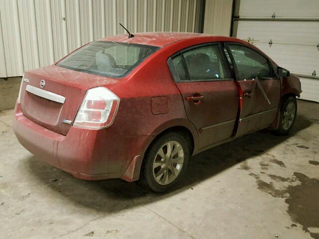 3N1AB6AP5AL634750 - 2010 NISSAN SENTRA 2.0 RED photo 4