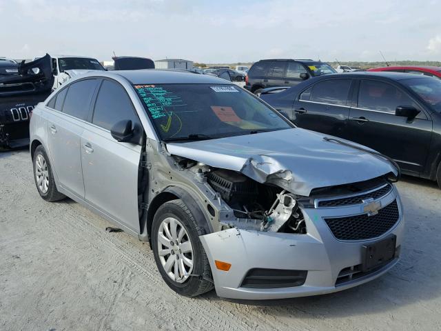 1G1PC5SHXB7120865 - 2011 CHEVROLET CRUZE LS SILVER photo 1