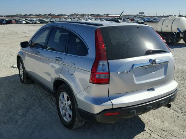 5J6RE38709L013445 - 2009 HONDA CR-V EXL SILVER photo 3