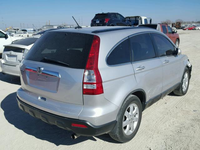 5J6RE38709L013445 - 2009 HONDA CR-V EXL SILVER photo 4