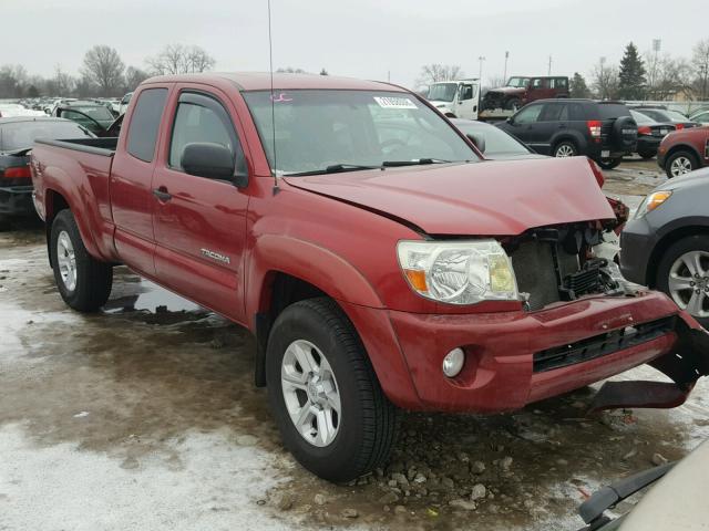 5TEUU42N56Z232463 - 2006 TOYOTA TACOMA ACC MAROON photo 1