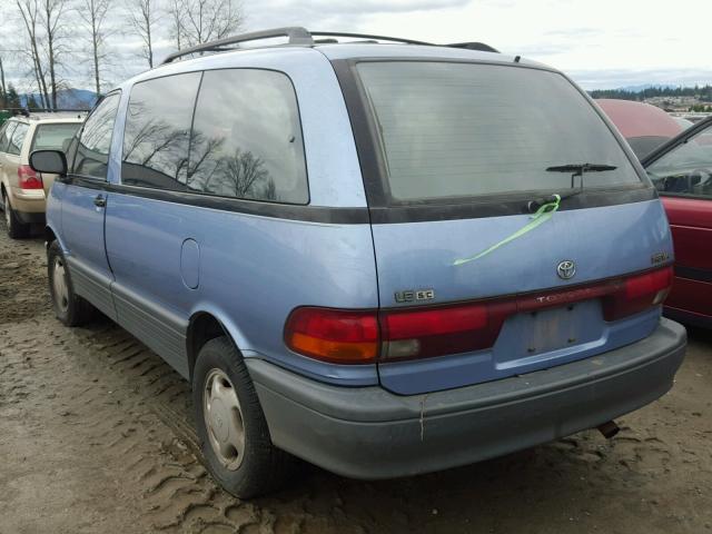 JT3AC24S0S1049106 - 1995 TOYOTA PREVIA LE BLUE photo 3