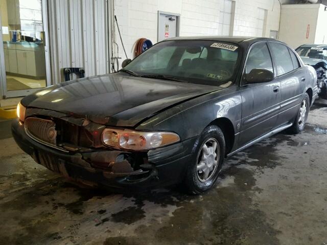 1G4HP54K01U177872 - 2001 BUICK LESABRE CU GREEN photo 2