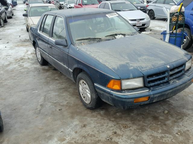 1B3XA46K0PF621632 - 1993 DODGE SPIRIT GREEN photo 1