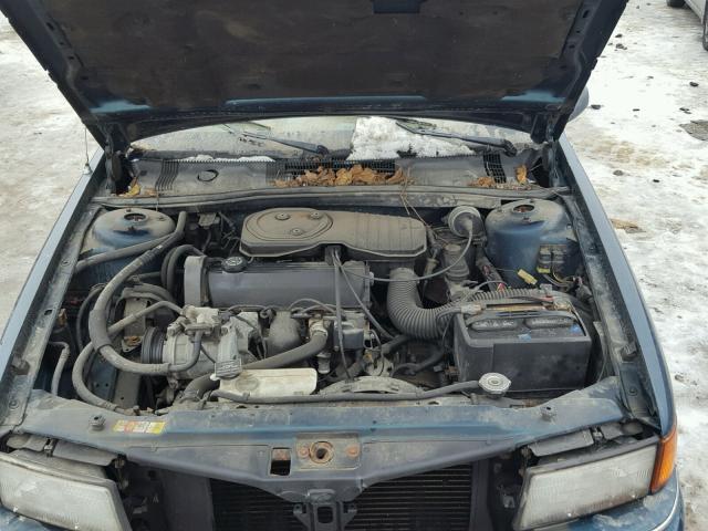 1B3XA46K0PF621632 - 1993 DODGE SPIRIT GREEN photo 7