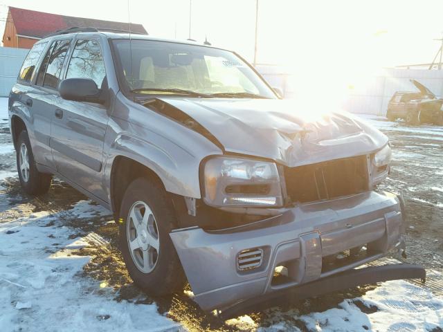 1GNDS13S152169008 - 2005 CHEVROLET TRAILBLAZE SILVER photo 1