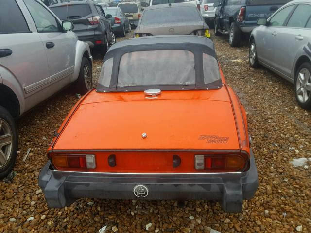 TFVDW2AT005246 - 1980 TRIUMPH CAR SPITFIRE ORANGE photo 6