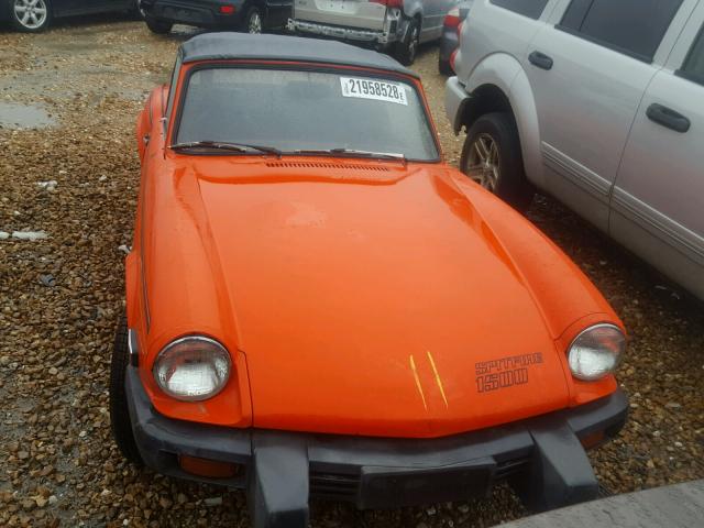 TFVDW2AT005246 - 1980 TRIUMPH CAR SPITFIRE ORANGE photo 7