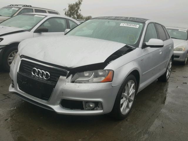 WAUBEAFM6BA125847 - 2011 AUDI A3 PREMIUM SILVER photo 2