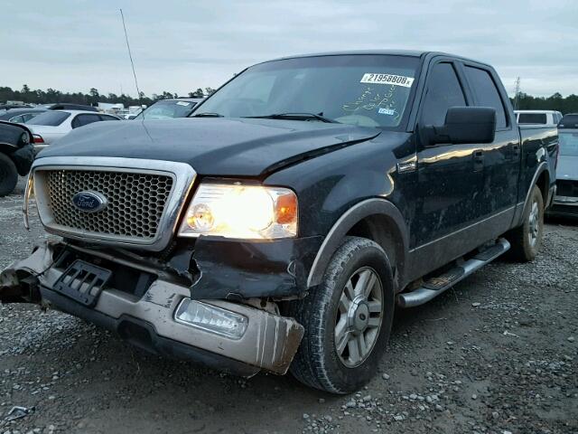 1FTPW12514KD06260 - 2004 FORD F150 SUPER BLACK photo 2