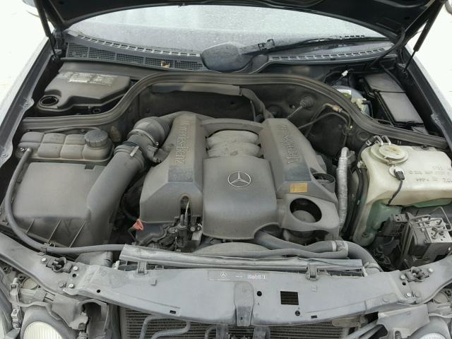 WDBLK65G93T142851 - 2003 MERCEDES-BENZ CLK 320 BLACK photo 7