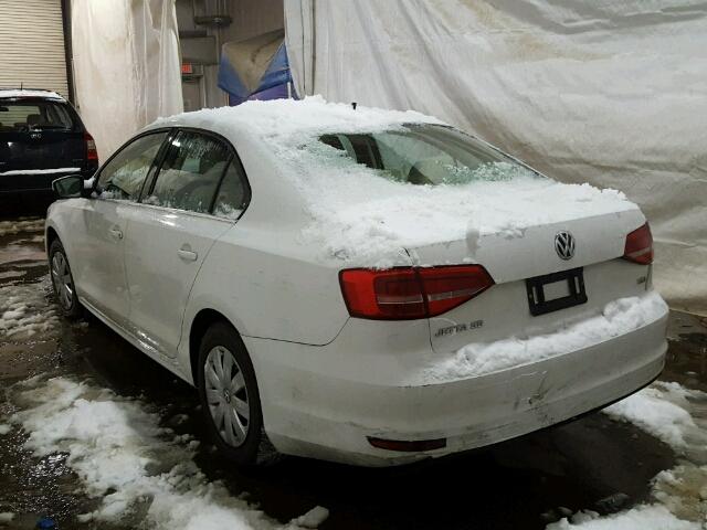 3VWD17AJ7FM296152 - 2015 VOLKSWAGEN JETTA SE 白色 照片 3