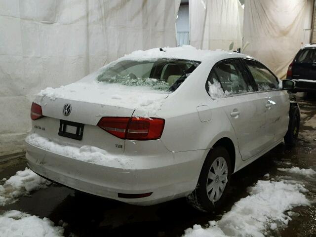 3VWD17AJ7FM296152 - 2015 VOLKSWAGEN JETTA SE 白色 照片 4