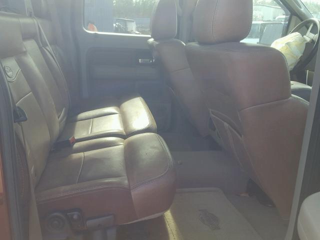 1FTPW14545KE27427 - 2005 FORD F150 SUPER BROWN photo 6