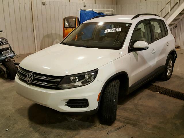 WVGAV7AX3HK021642 - 2017 VOLKSWAGEN TIGUAN S WHITE photo 2