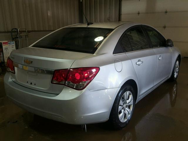 1G1PC5SH0C7262952 - 2012 CHEVROLET CRUZE LS SILVER photo 4