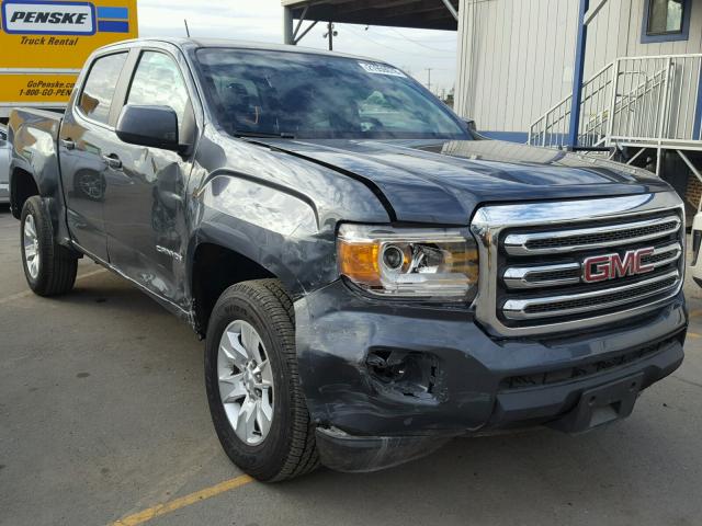 1GTG5CEN3H1140085 - 2017 GMC CANYON SLE GRAY photo 1