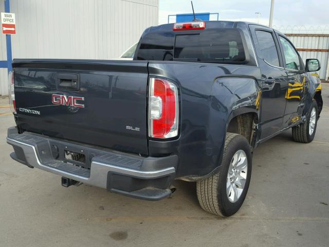 1GTG5CEN3H1140085 - 2017 GMC CANYON SLE GRAY photo 4